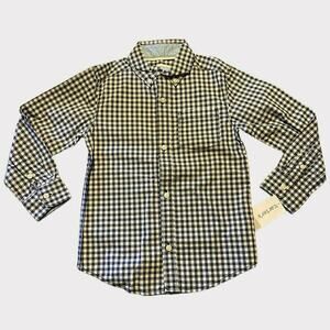 NEW Carter's (4T) Navy & White Checkered Shirt